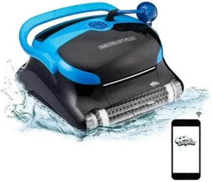 Dolphin Automatic Robotic Pool Vacuum Cleaner, Wall Climbing Scrubber Brush, Smart Navigation, Ideal for In-Ground Pools up to 50 FT in Length - Nautilus CC Plus Wi-Fi Visit the Dolphin Store