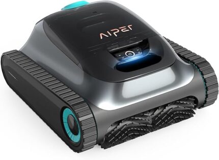 AIPER Scuba S1 Cordless Robotic Cleaner, Smart Navigation for Inground Pools up to 1,600 Sq.ft, Wall and Waterline Cleaning Vacuum Visit the AIPER Store 4.2 4.2 out of 5 stars