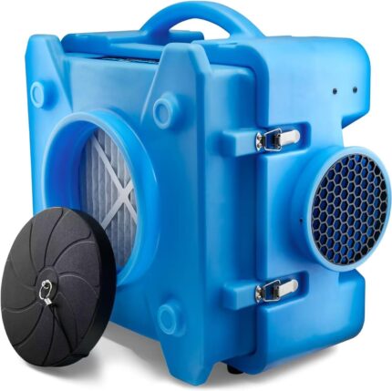 CADPXS Shield-550 Air Scrubber, Negative Machine Airbourne Cleaner HEPA Scrubber Water Damage Restoration Equipment Air Purifier