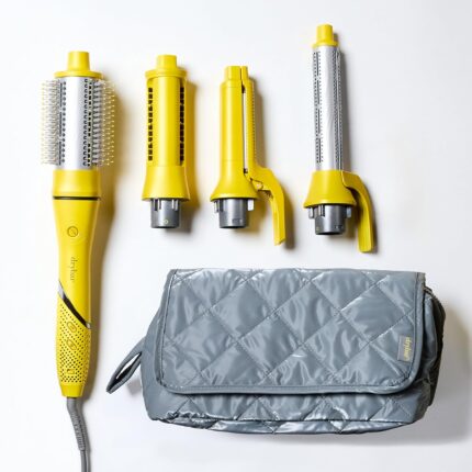 Drybar All-Inclusive Air + Active Heat 8-in-1 Multi-Styler, for Fast Drying, Long-Lasting Curls, Blowouts, Sleek Styles - Wet or Dry Styling