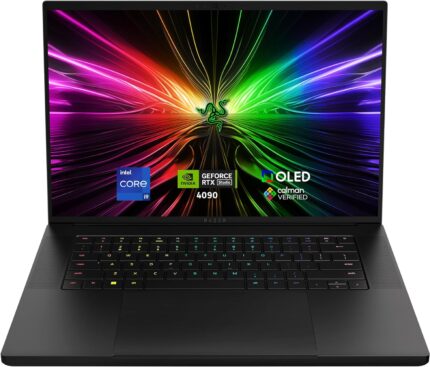 Razer Blade 16 Gaming Laptop: NVIDIA GeForce RTX 4090 - Intel Core i9-14900HX 14th Gen CPU - 16" OLED QHD+ 240Hz Display - 32GB RAM - 2TB SSD - Windows 11 - Chroma RGB - Snap Tap Free USA